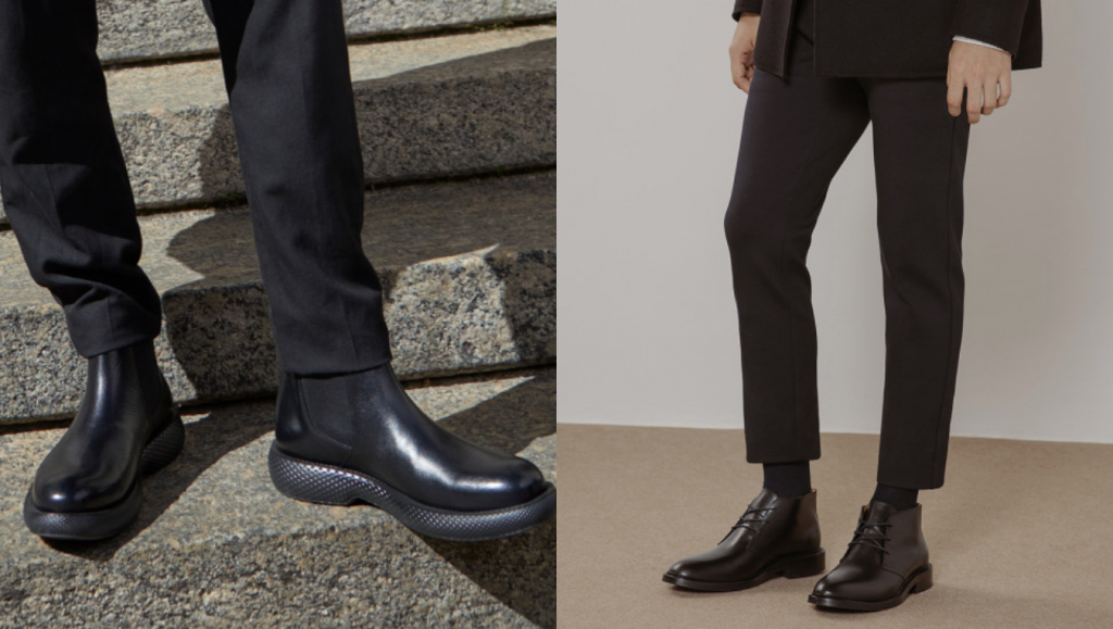 Bota Masculina Chelsea Astell Preta e Bota Masculina Brera Preta