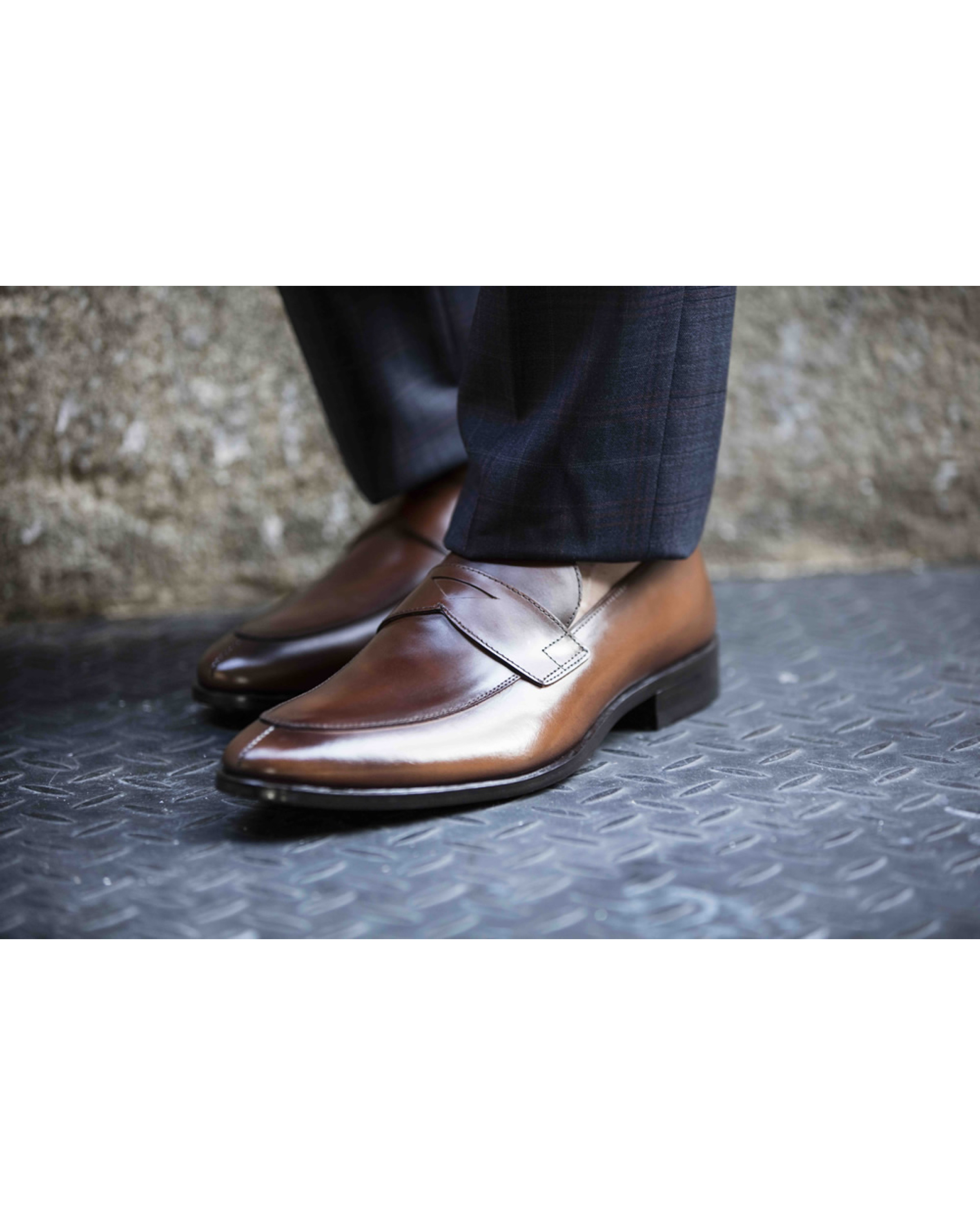 Sapato Social Loafer Matteo Whisky