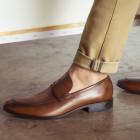 Sapato Social Loafer Matteo Whisky