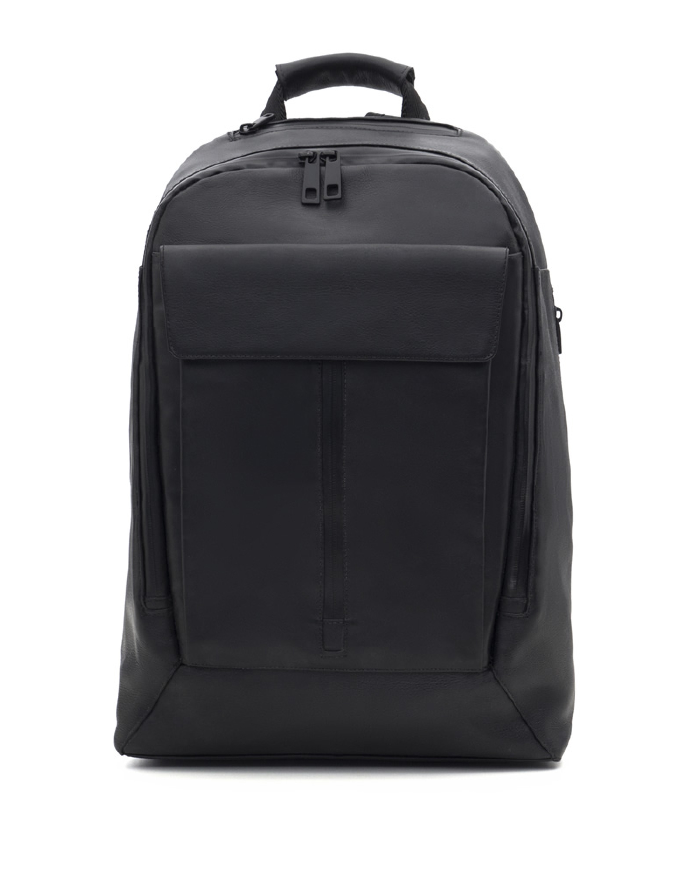 Mochila De Couro Virrat Preta Mochila De Couro Virrat Preta