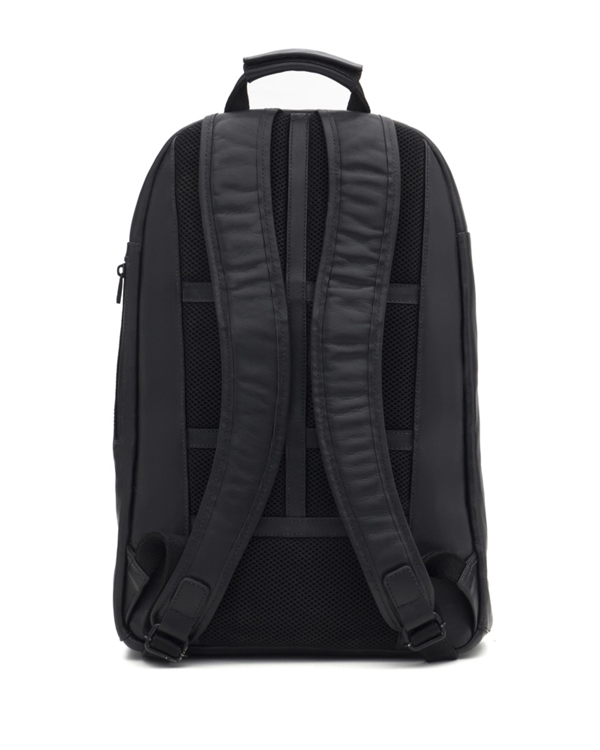 Mochila De Couro Virrat Preta Mochila De Couro Virrat Preta