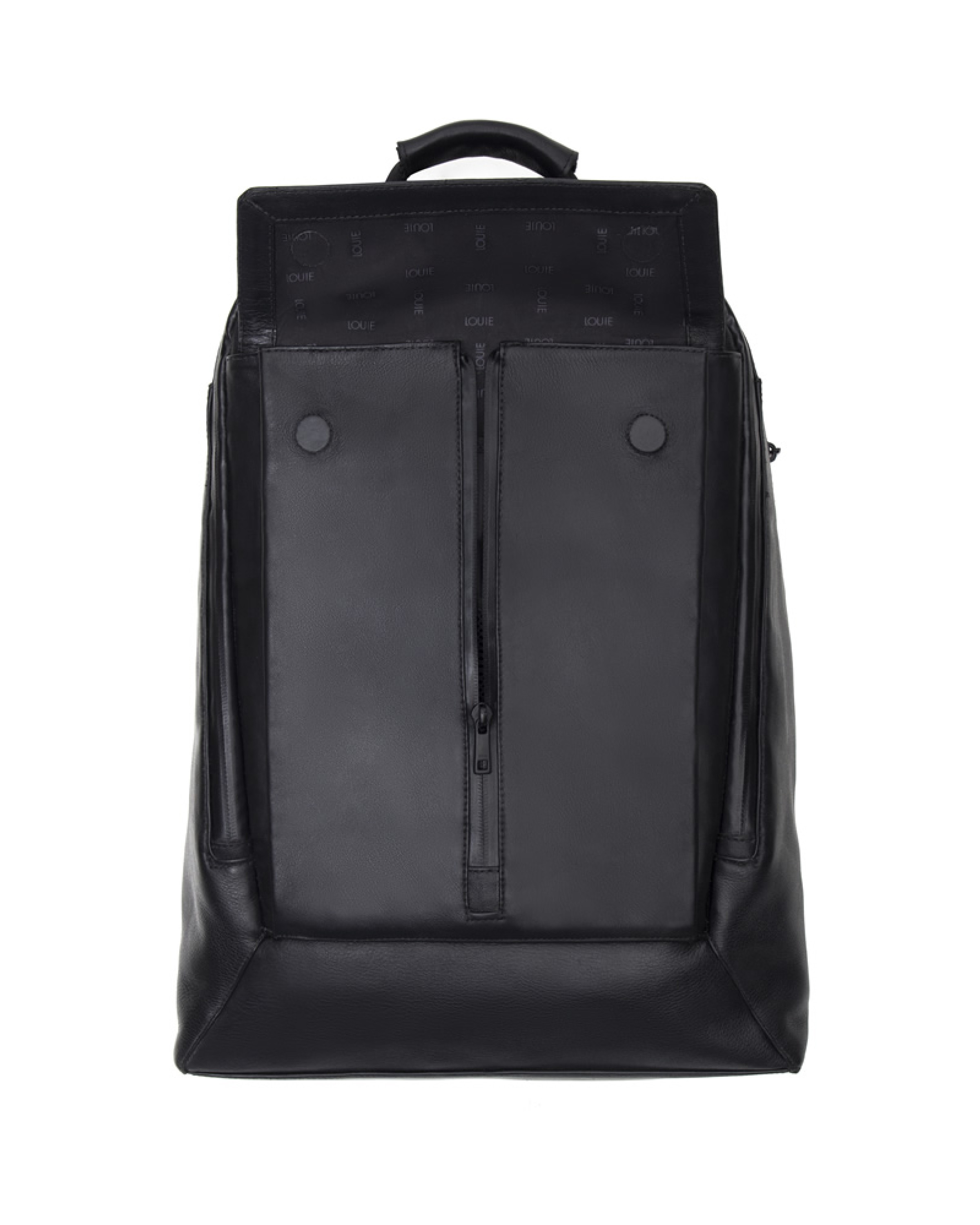 Mochila De Couro Virrat Preta Mochila De Couro Virrat Preta