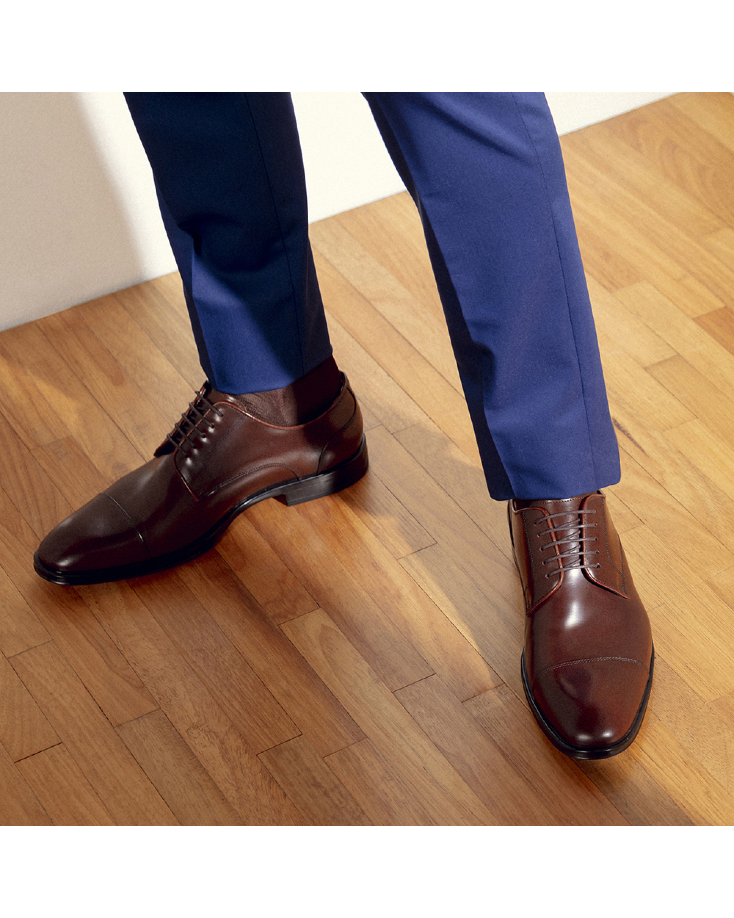 Sapato Masculino Derby Barto Café