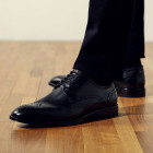 Sapato Masculino Derby Brogue Degli Preto