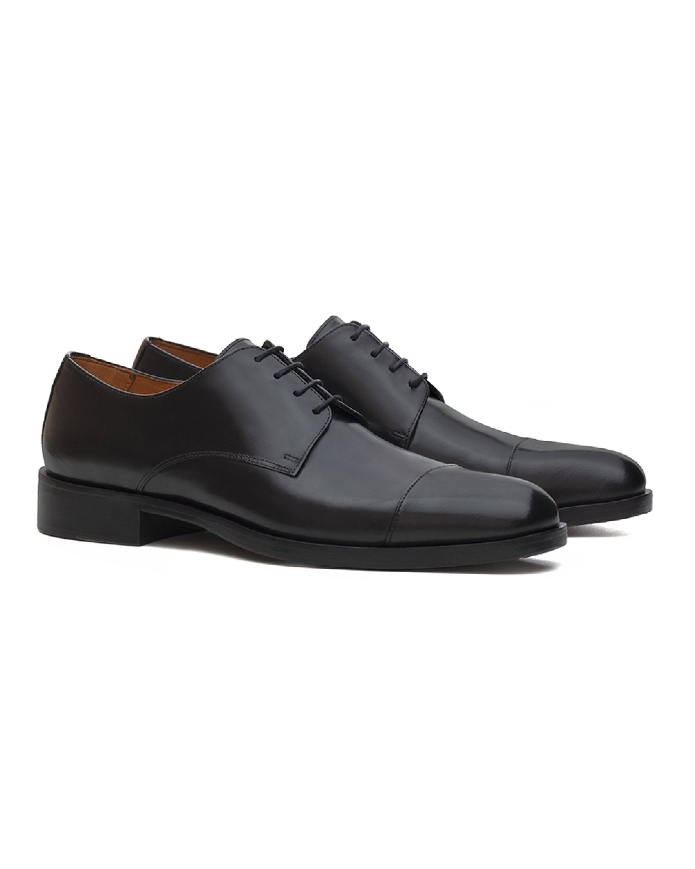 Sapato Social Derby Cap-toe Boyd Preto Sapato Social Derby Cap-toe Boyd Preto