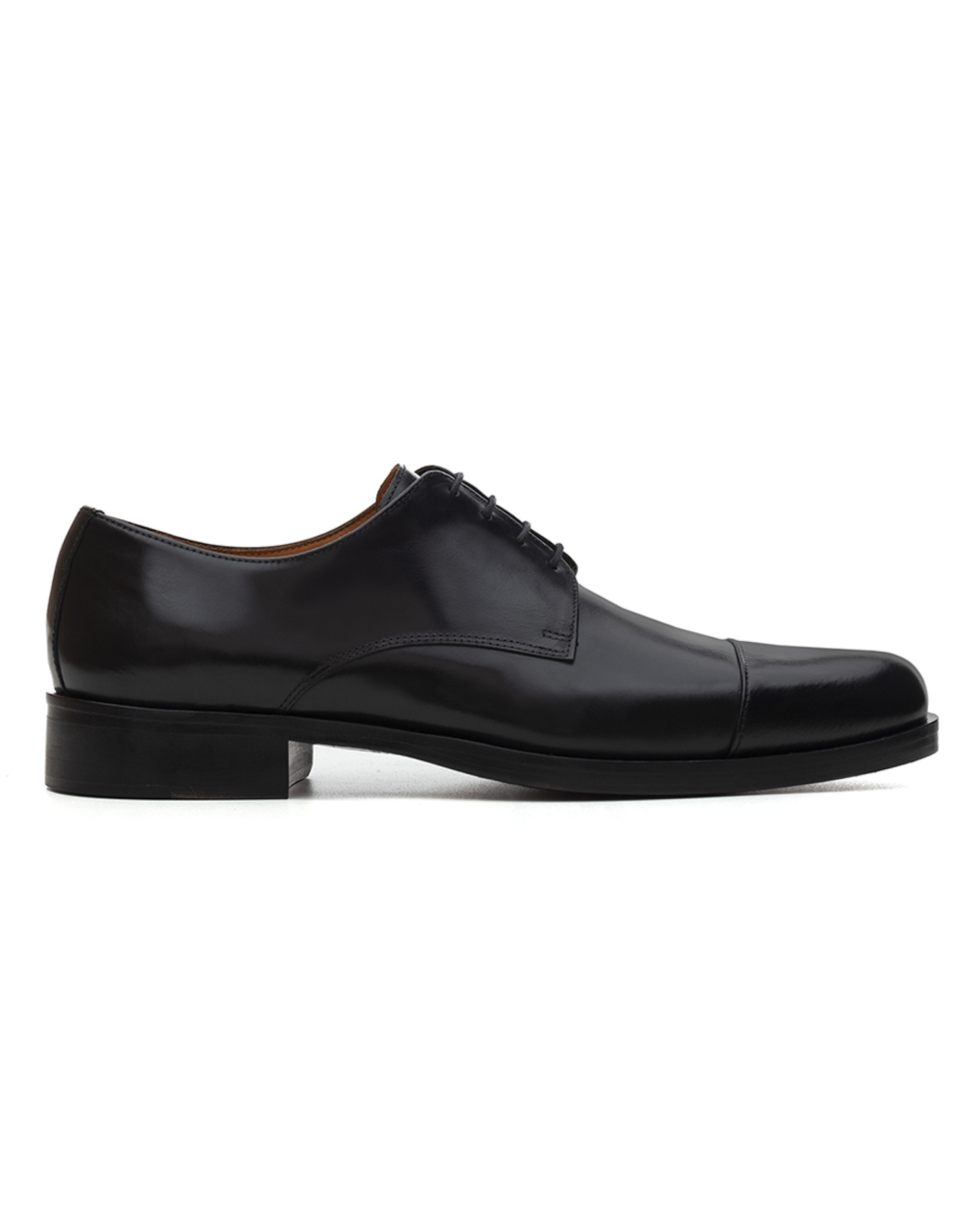 Sapato Social Derby Cap-toe Boyd Preto Sapato Social Derby Cap-toe Boyd Preto