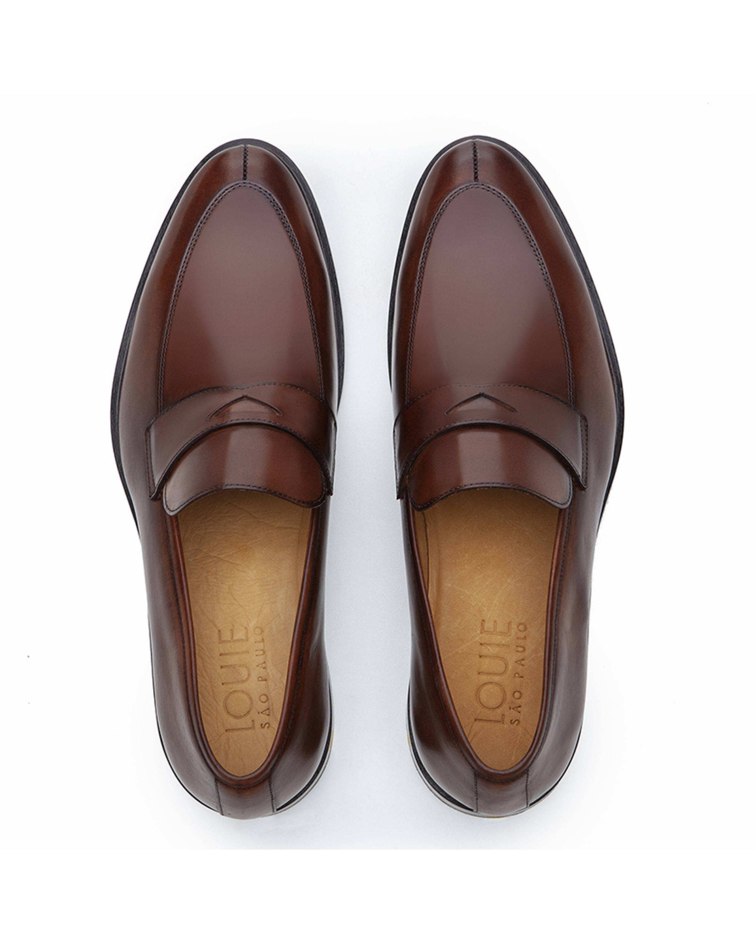 Sapato Social Loafer Matteo Whisky