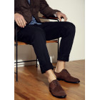 Sapato Masculino Derby Brogue Degli Café