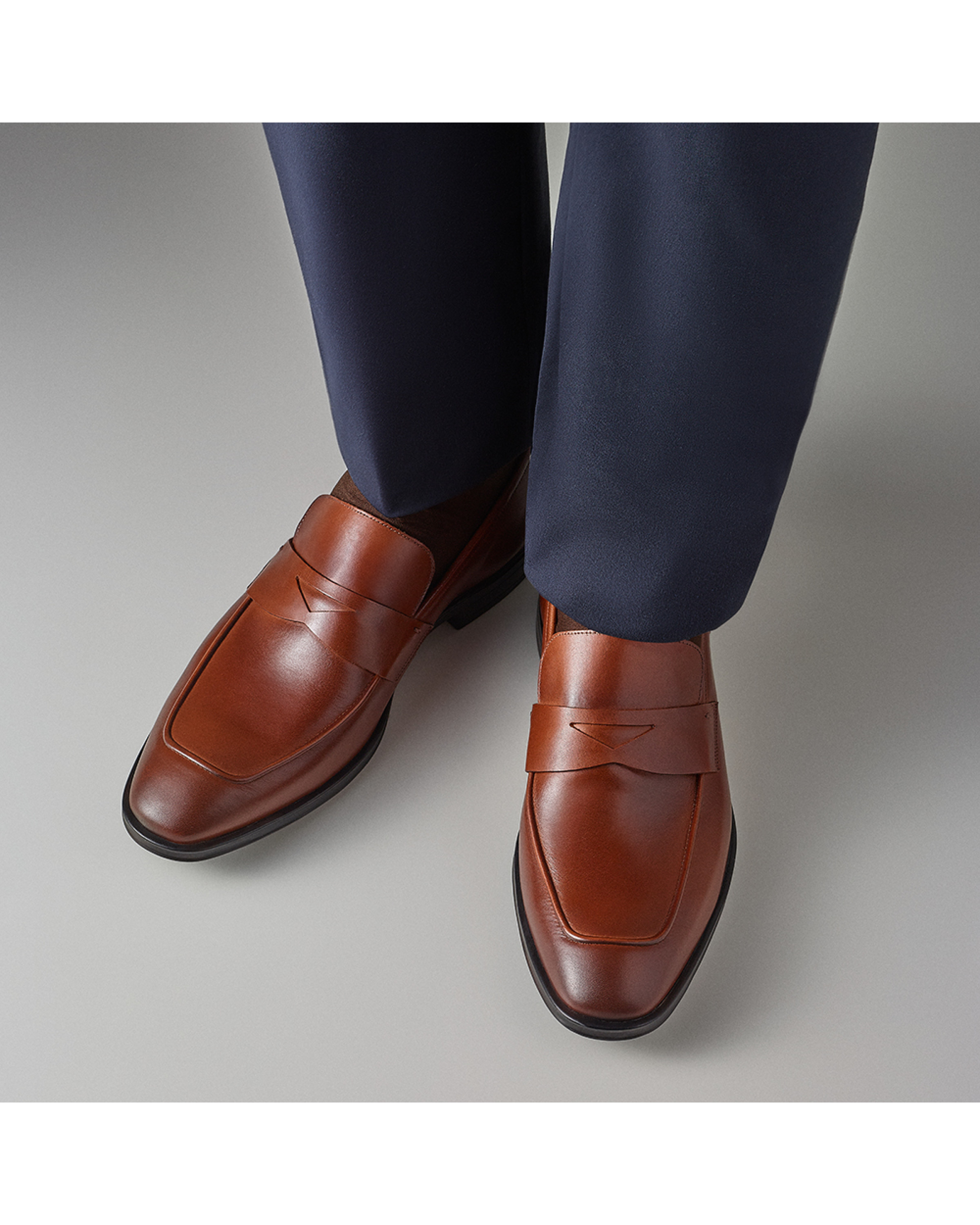 Sapato Masculino Loafer Grottie Whisky