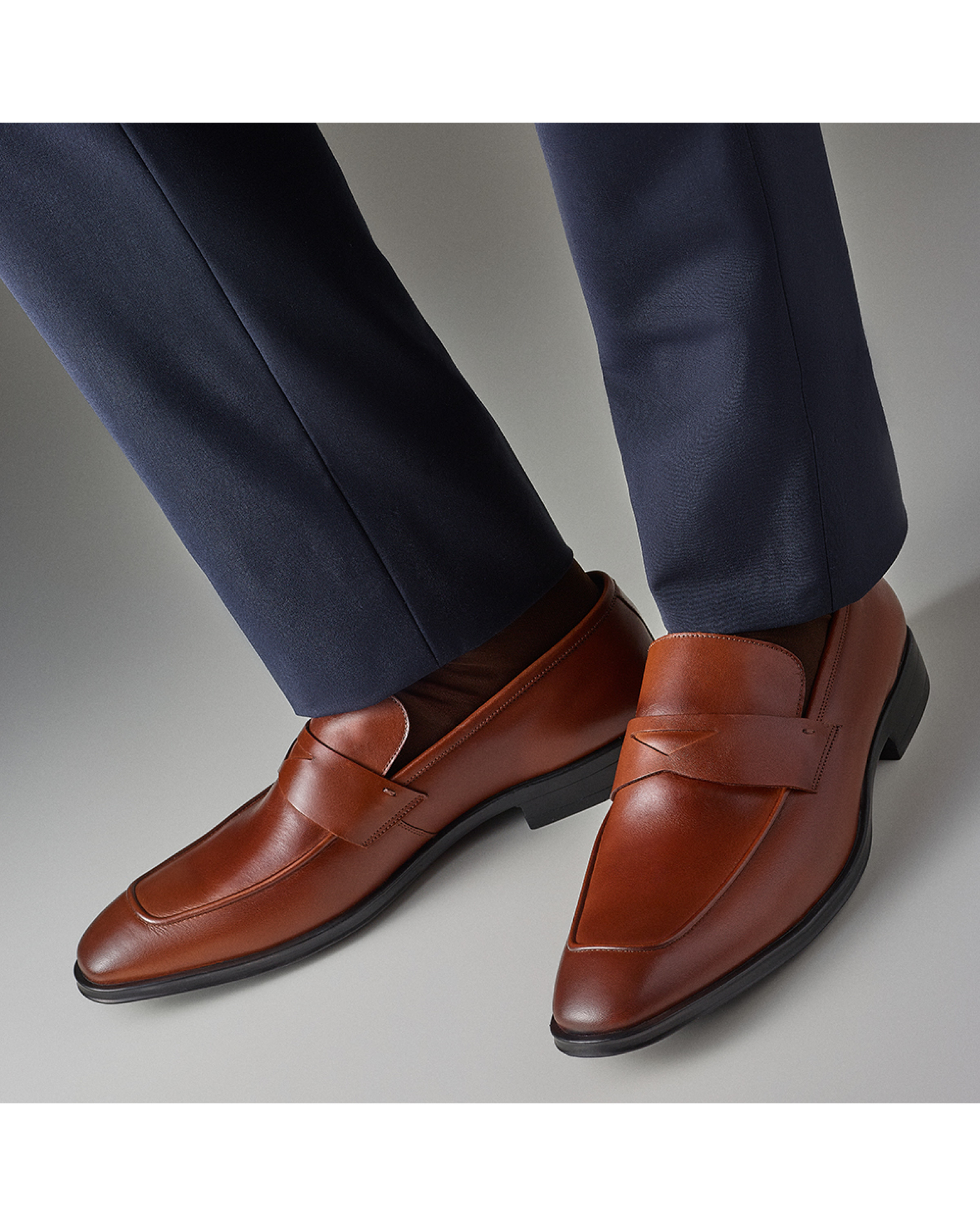 Sapato Masculino Loafer Grottie Whisky