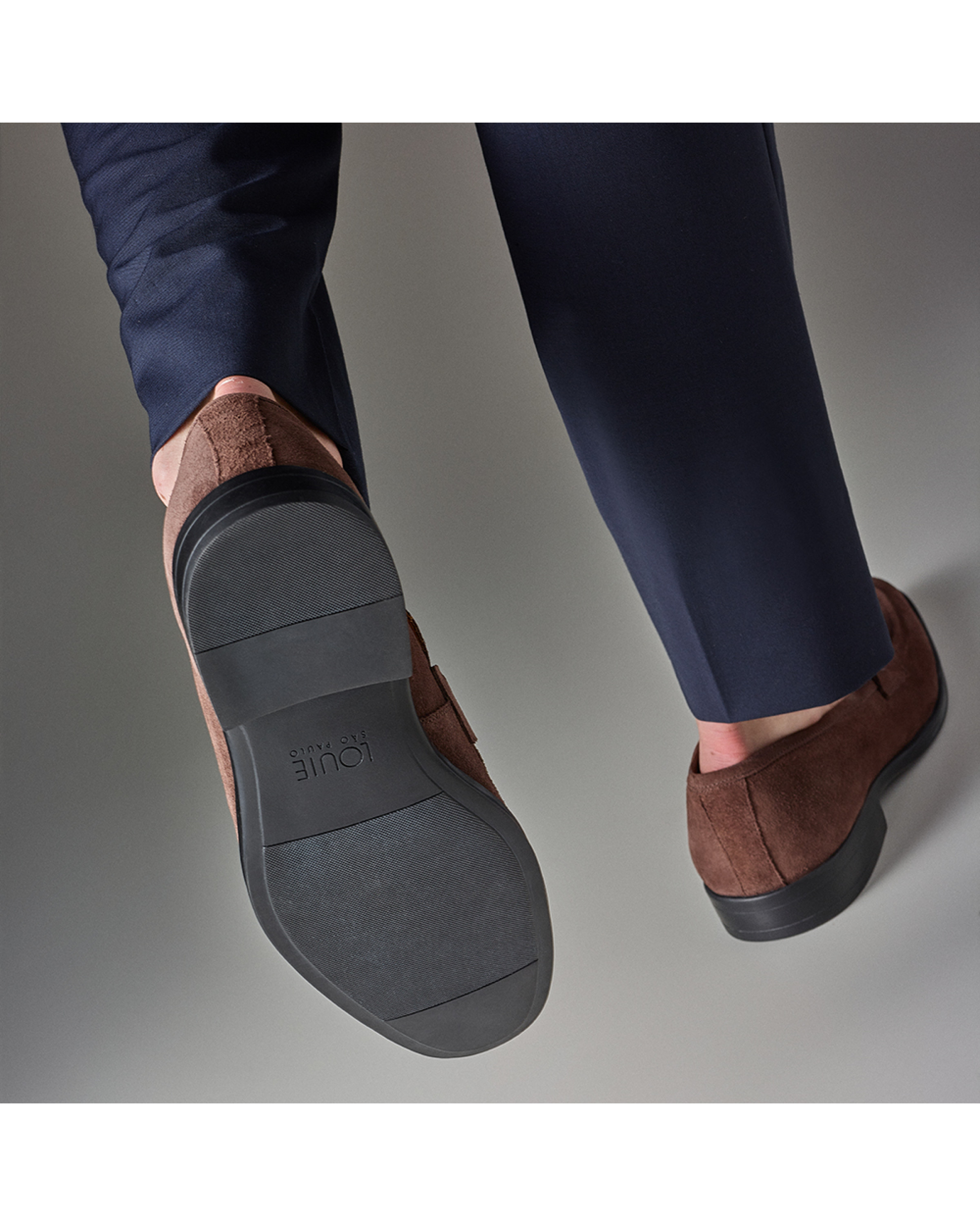 Sapato Masculino Loafer Grottie Café