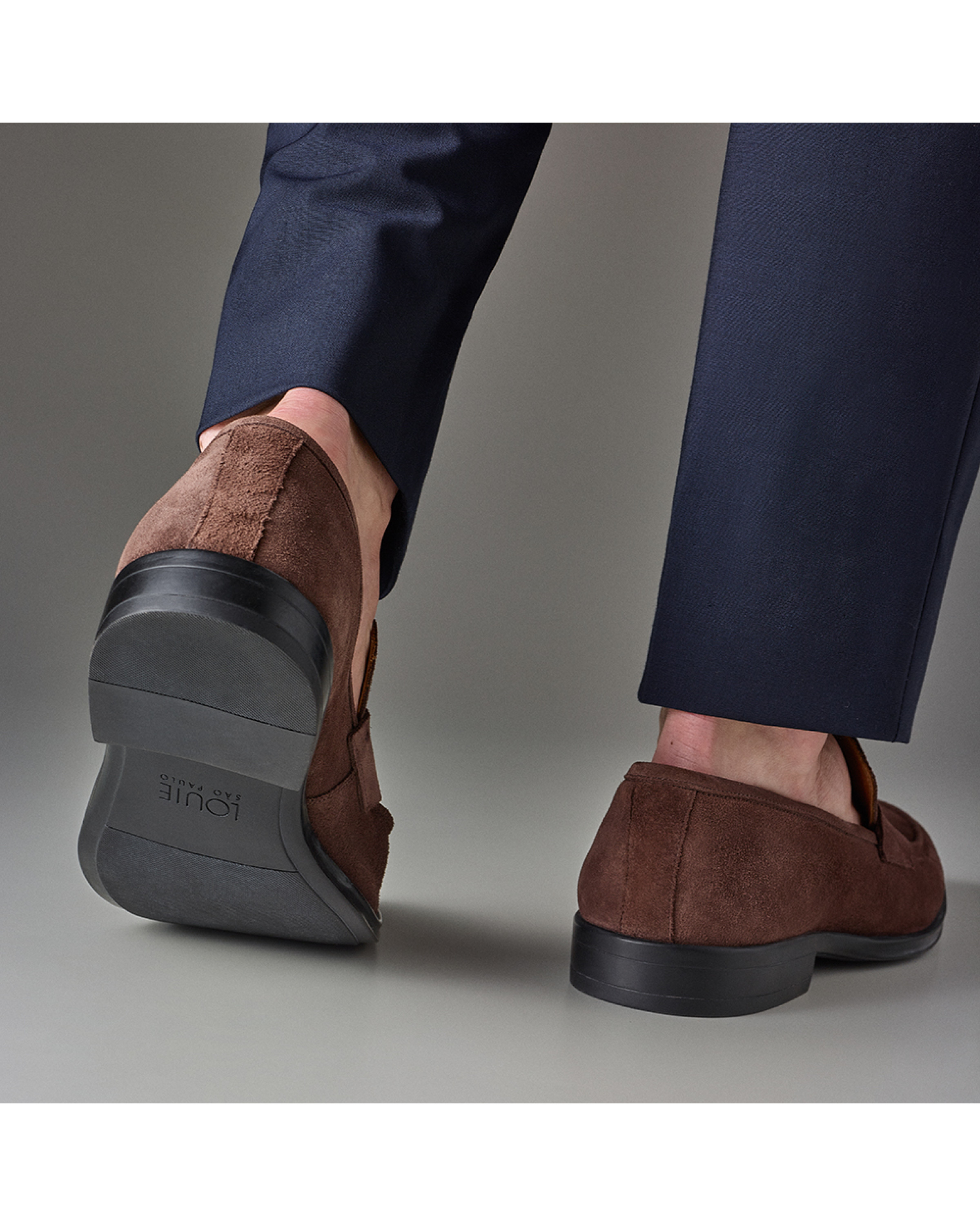 Sapato Masculino Loafer Grottie Café