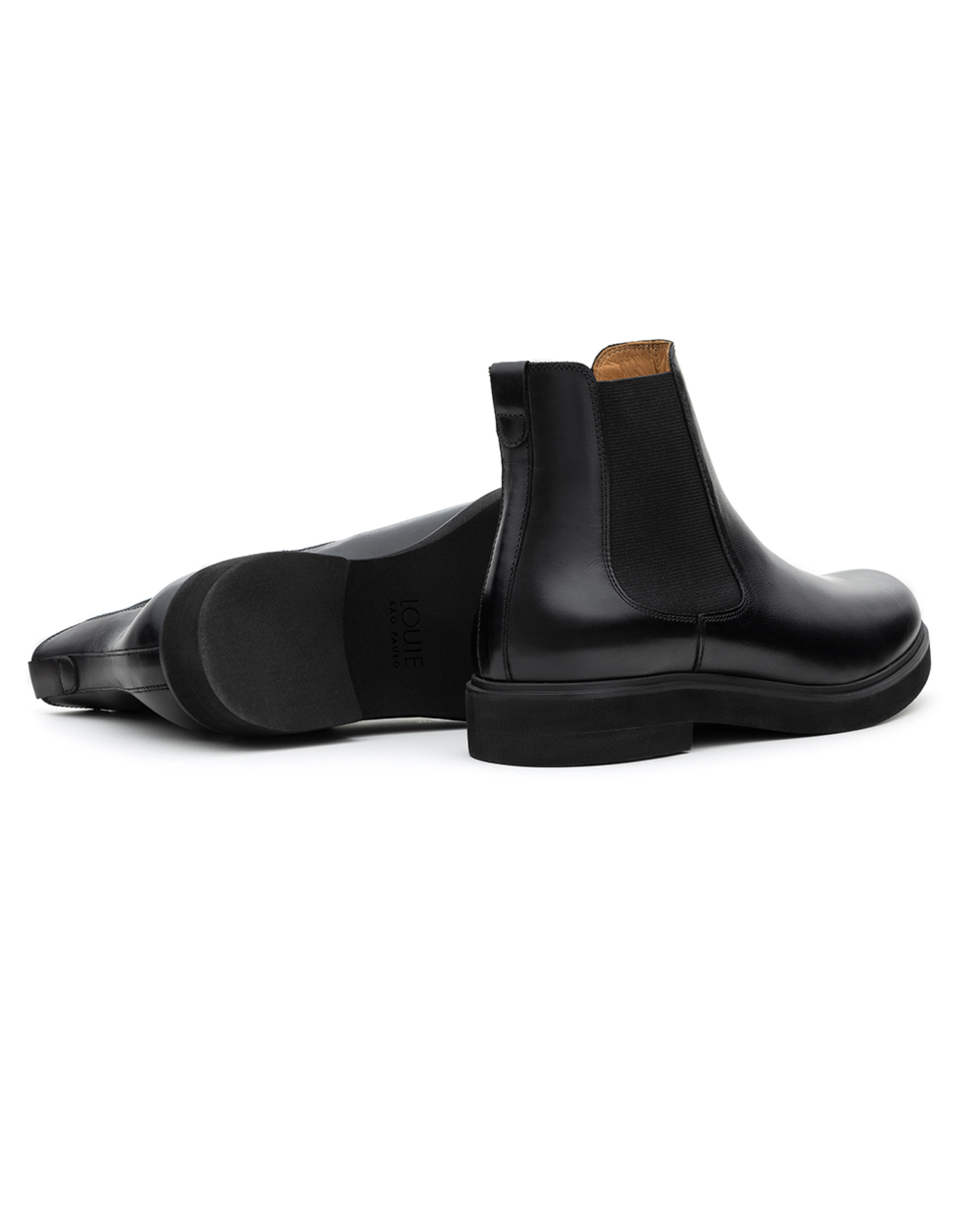 Bota Masculina Chelsea Aoma Preta Bota Masculina Chelsea Aoma Preta