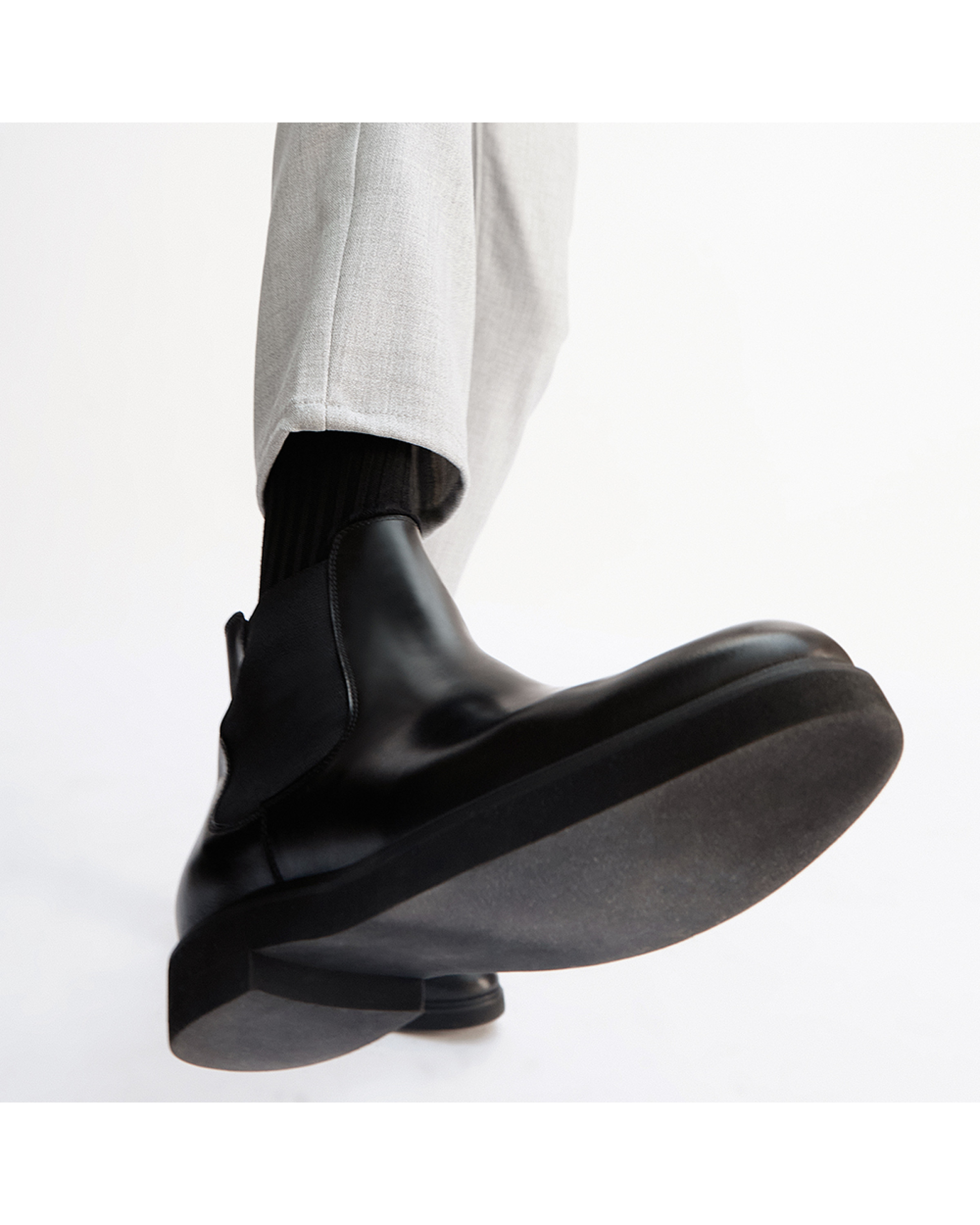 Bota Masculina Chelsea Aoma Preta Bota Masculina Chelsea Aoma Preta