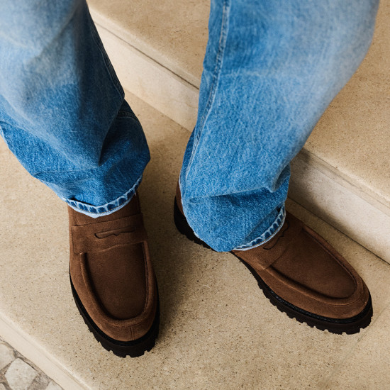 Sapato Masculino Loafer Dolfi Camurça Sapato Masculino Loafer Dolfi Camurça