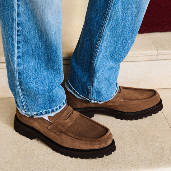 Sapato Masculino Loafer Dolfi Camurça Sapato Masculino Loafer Dolfi Camurça