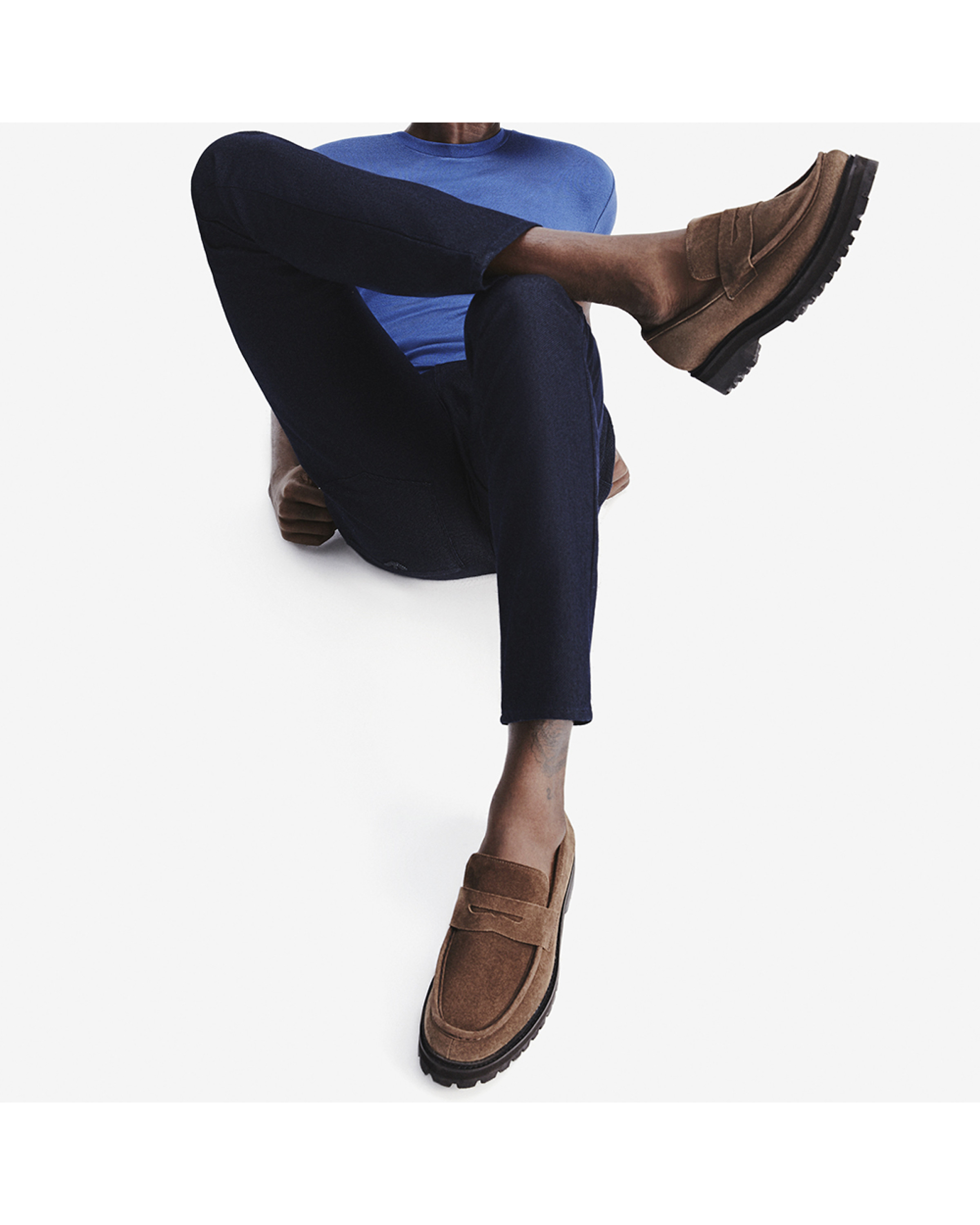Sapato Masculino Loafer Dolfi Camurça