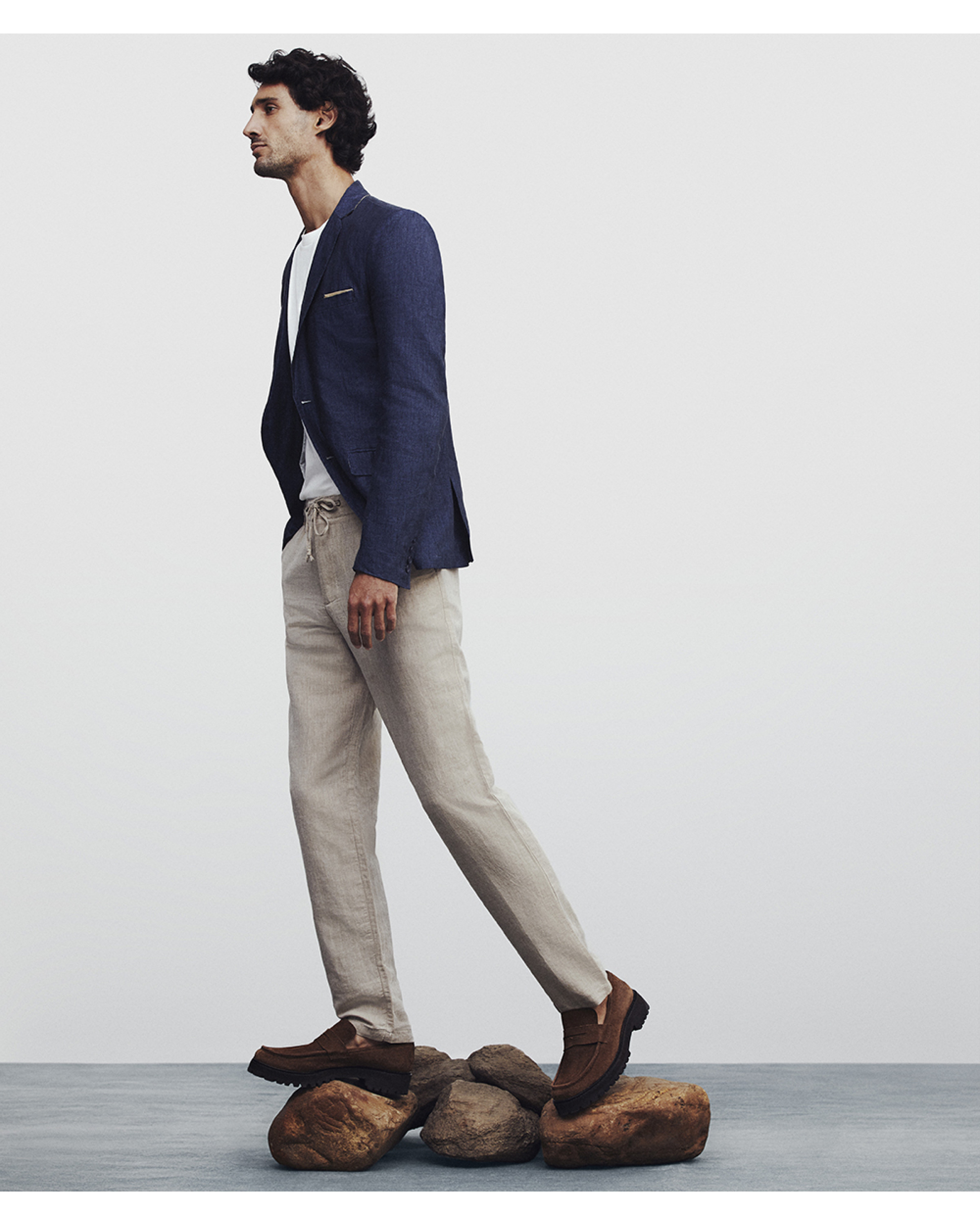 Sapato Masculino Loafer Dolfi Camurça