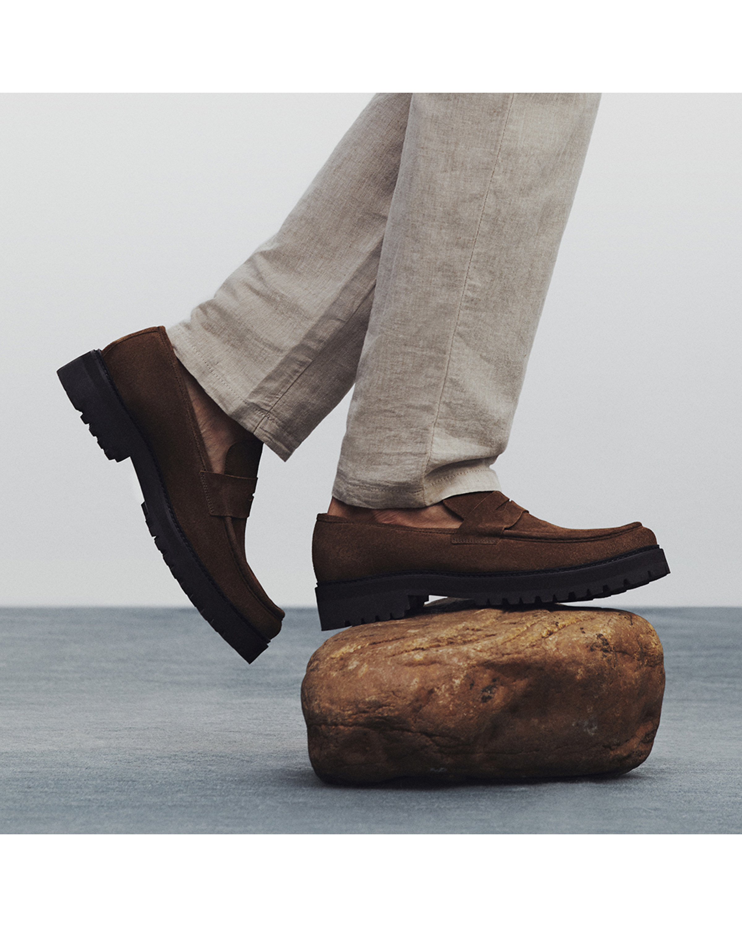Sapato Masculino Loafer Dolfi Camurça