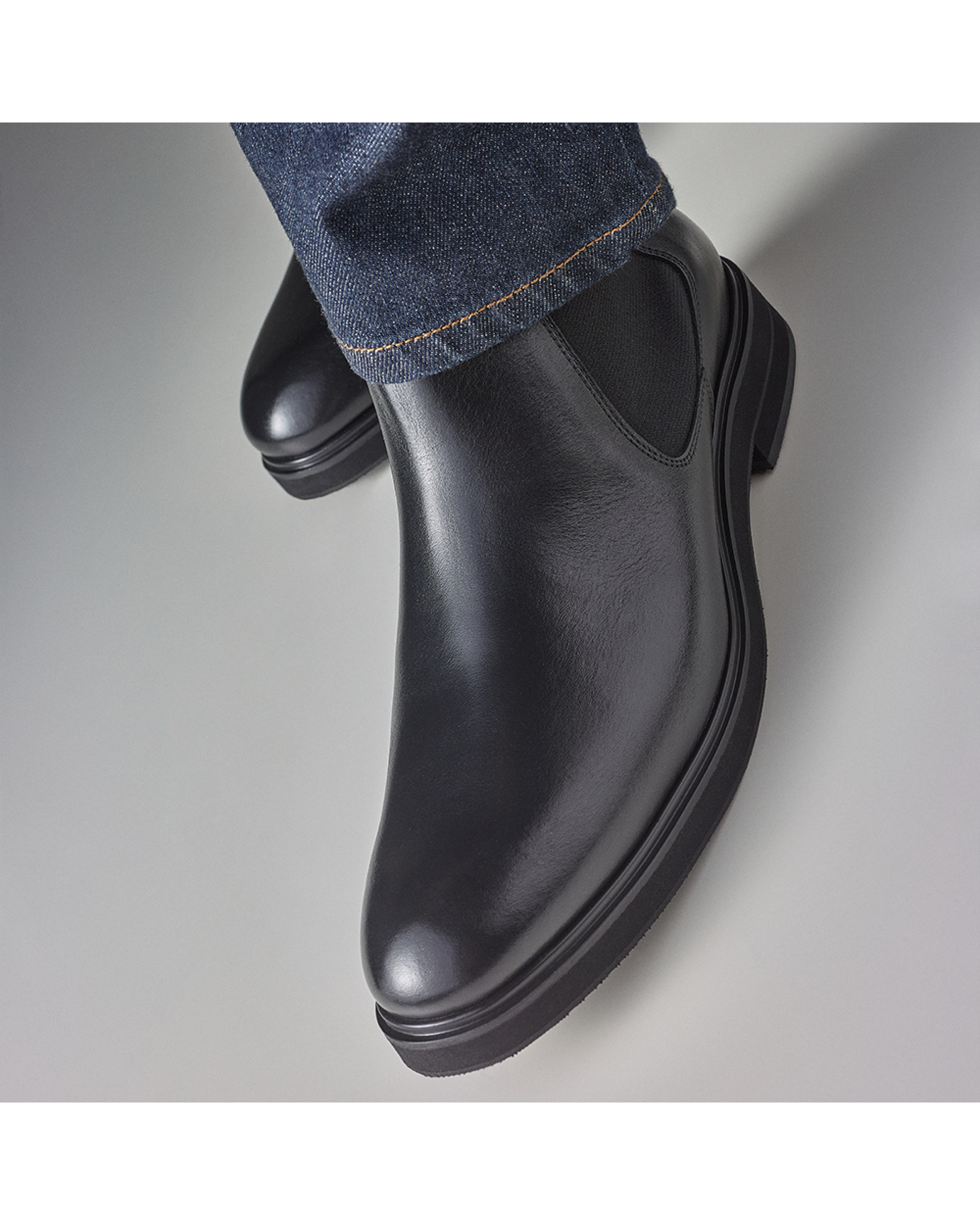 Bota Masculina Chelsea Aoma Preta Bota Masculina Chelsea Aoma Preta