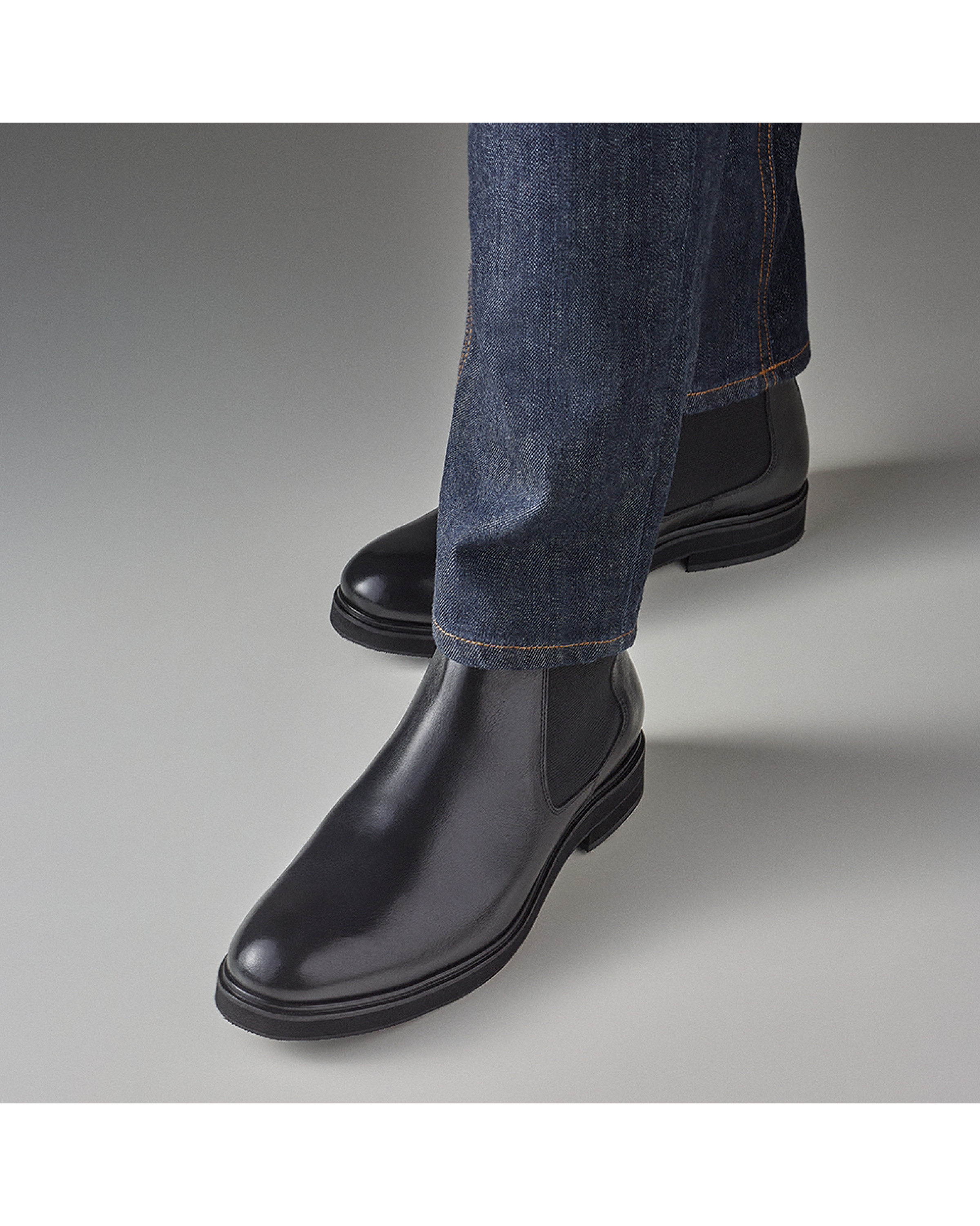 Bota Masculina Chelsea Aoma Preta Bota Masculina Chelsea Aoma Preta