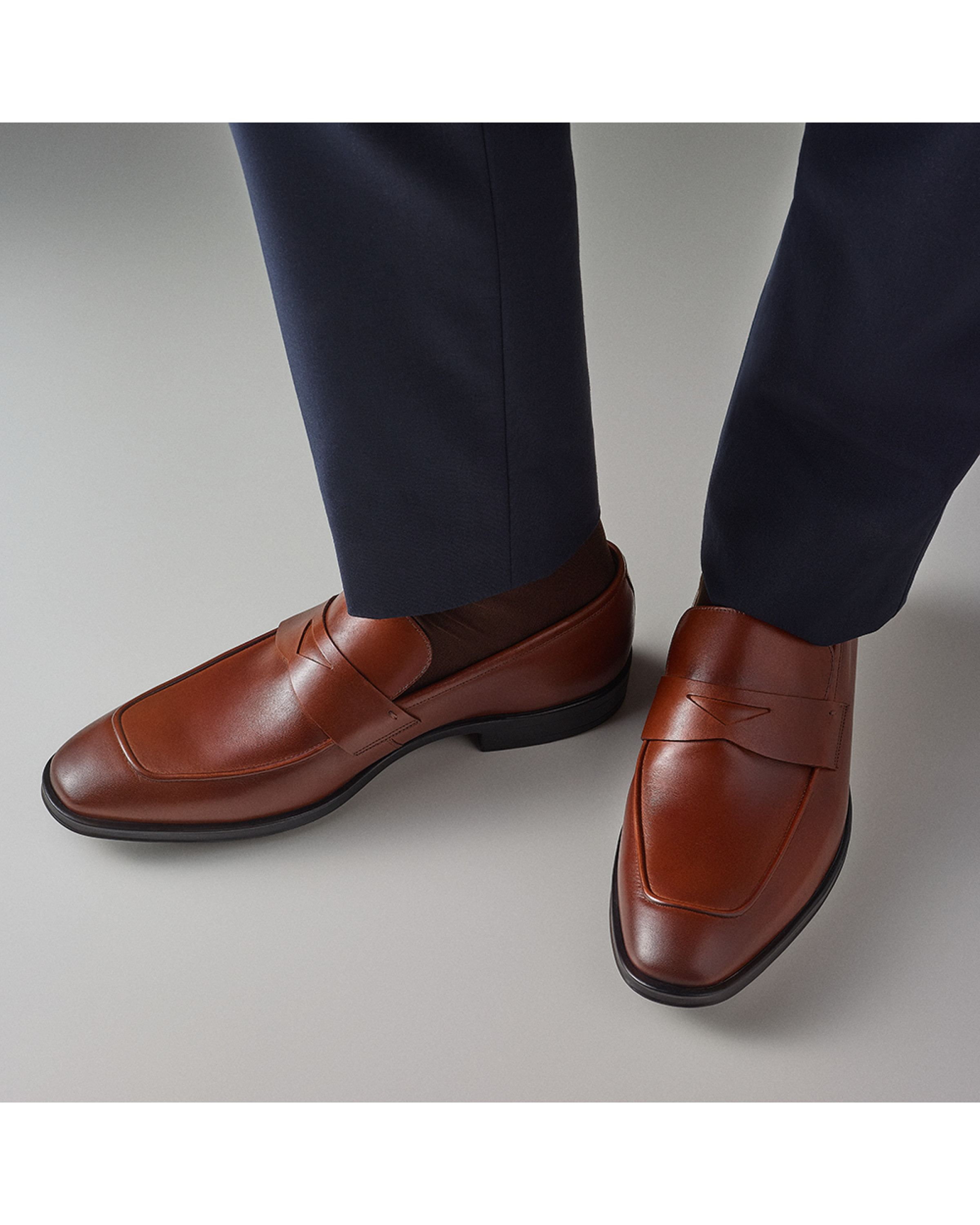 Sapato Masculino Loafer Grottie Whisky