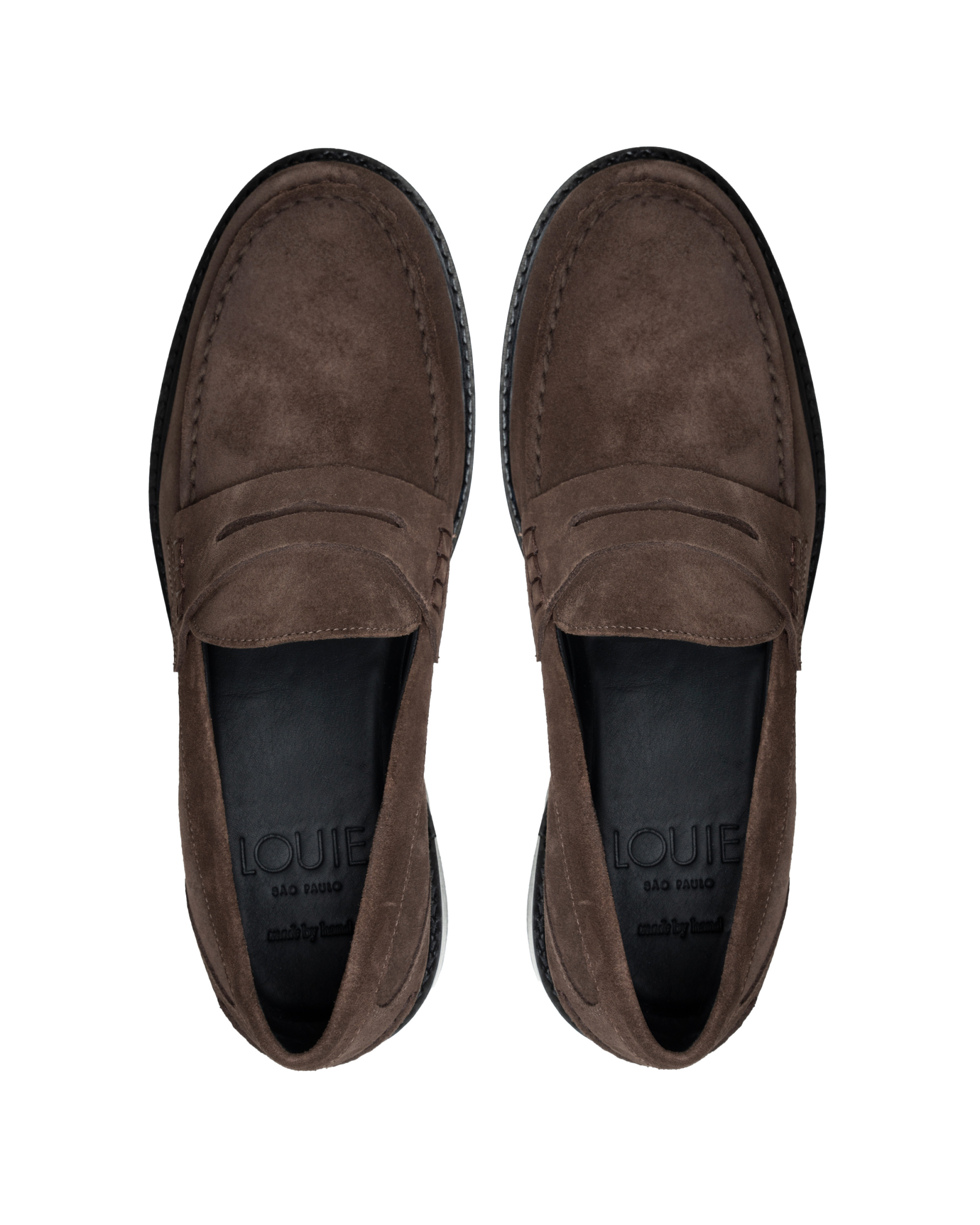 Sapato Masculino Mocassim Prince Camurça Café Sapato Masculino Mocassim Prince Camurça Café