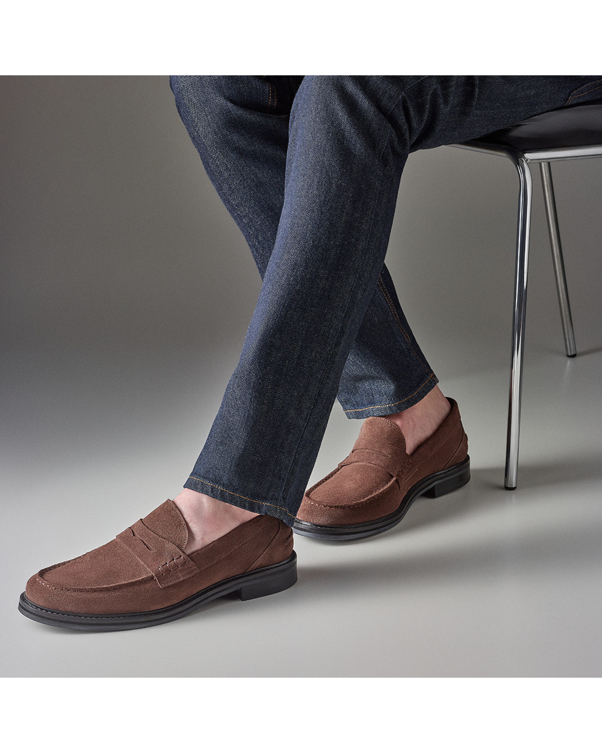 Sapato Masculino Mocassim Prince Camurça Café Sapato Masculino Mocassim Prince Camurça Café