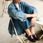 Mocassim Feminino Seine Burgundy