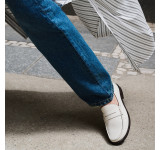 Mocassim Feminino Seine Off-white