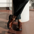 Sapato Masculino Derby Lewis Whisky