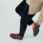 Sapato Masculino Loafer Dolfi Camurça