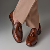 Sapato Masculino Loafer Gal Whisky
