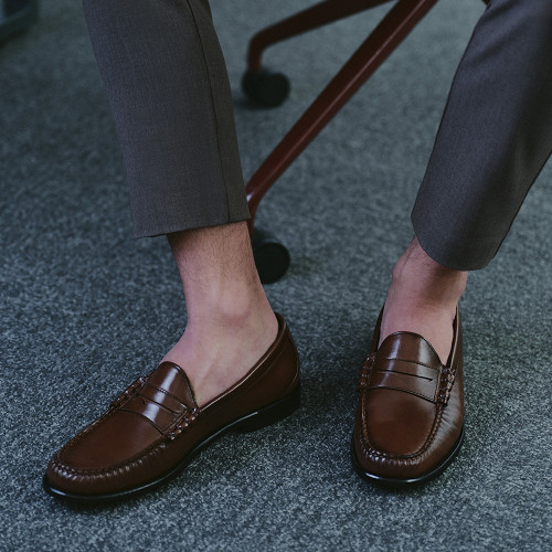 Sapato Social Mocassim Pembrey Whisky