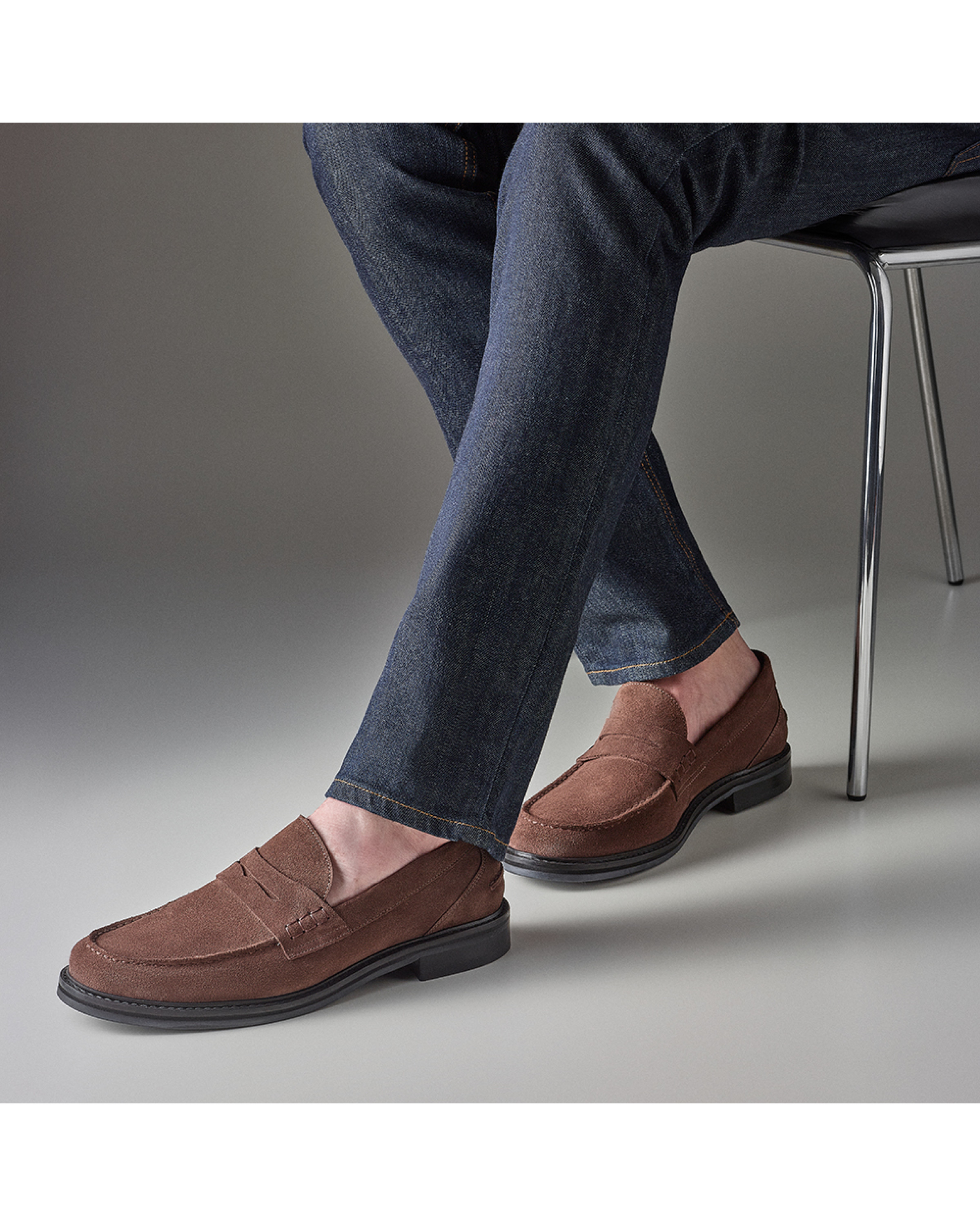 Sapato Masculino Mocassim Prince Camurça Café Sapato Masculino Mocassim Prince Camurça Café