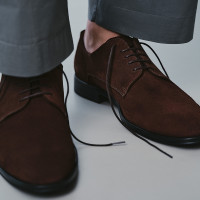 Sapato Masculino Derby Álbero Café