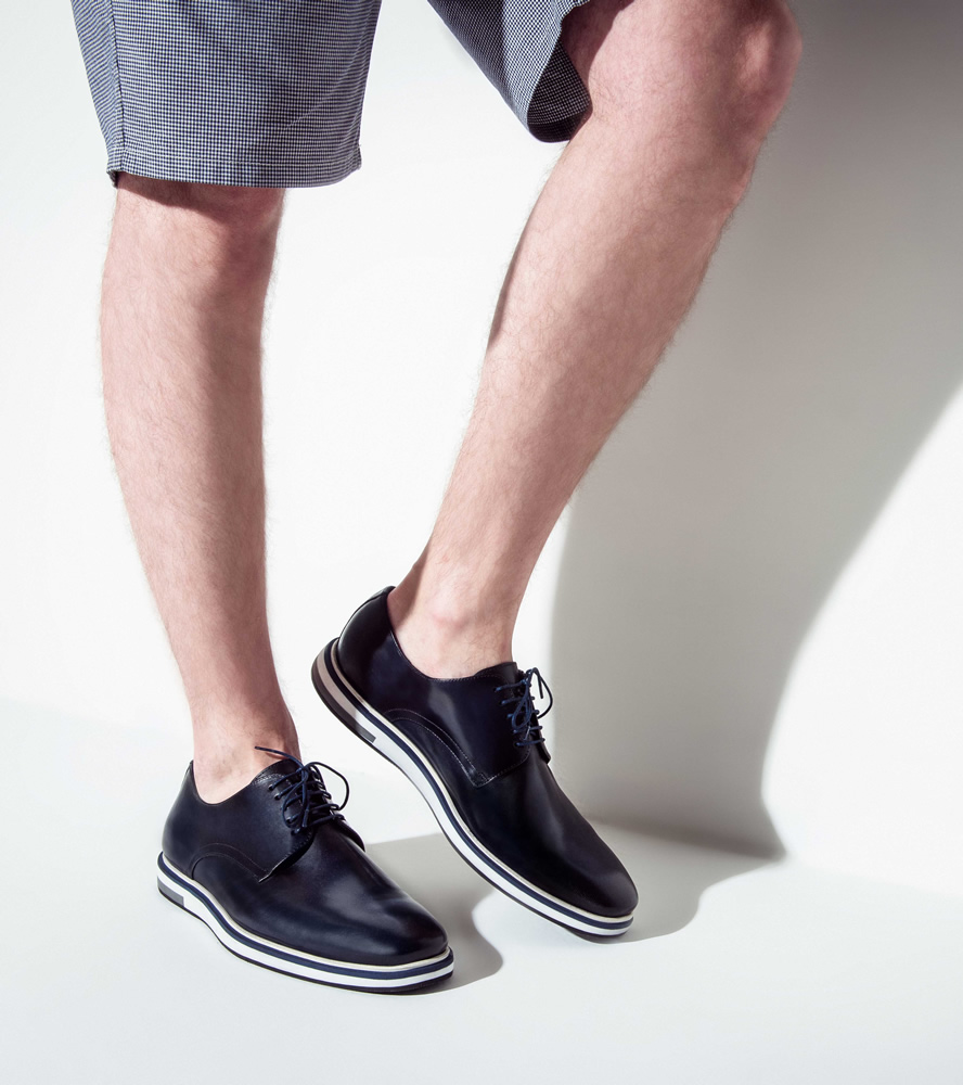 sapato masculino usar com bermuda