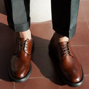 Sapato Masculino Derby Lewis Whisky